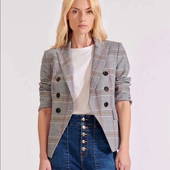 NWT Veronica Beard Brown Leather Crop Flare
